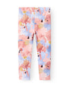 Name It Mini Girl Birgit Print Legging, Murex Shell