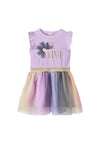 Name It Mini Girl Arra Happy Short Sleeve Dress, Orchid Bloom