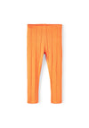 Name It Mini Girl Flanna Rib Legging, Harvest Pumpkin