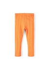 Name It Mini Girl Flanna Rib Legging, Harvest Pumpkin
