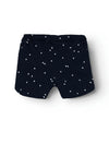 Name It Mini Girl Henny Printed Shorts, Dark Sapphire