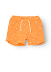 Name It Mini Girl Henny Printed Shorts, Mock Orange