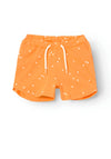 Name It Mini Girl Henny Printed Shorts, Mock Orange