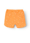 Name It Mini Girl Henny Printed Shorts, Mock Orange