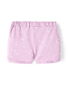 Name It Mini Girl Henny Printed Shorts, Smoky Grape