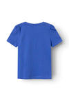 Name It Mini Girl Kate Butterfly Short Sleeve Tee, Dazzling Blue