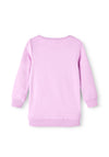 Name It Mini Girl Lelisa Long Sleeve Sweat Tunic, Violet Tulle