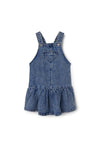Name It Mini Girl Molly Denim Pinafore Dress, Medium Blue