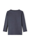 Name It Mini Girl Nanett Long Sleeve Top, India Ink