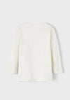 Name It Mini Girl Nanett Long Sleeve Top, Jet Stream
