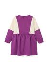 Name It Mini Girl Nila Long Sleeve Sweat Dress, Hyacinth Violet
