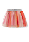 Name It Mini Girl Nudella Tulle Skirt, Pink Cosmos