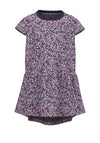 Name It Mini Girl Vigga Capsl Floral Dress, Pink Flambe