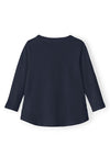 Name It Mini Girl Violet Unicorn Long Sleeve Top, Dark Sapphire