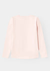 Name It Mini Girl Vix Long Sleeve Top, Sepia Rose