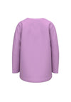 Name It Mini Girl Vix Long Sleeve Unicorn Top, Violet Tulle
