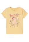 Name It Mini Girl Vix Short Sleeve Tee, Impala Sweet