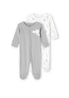 Name It Baby 2 Pack Of Balloon Print Babygrows, Alloy