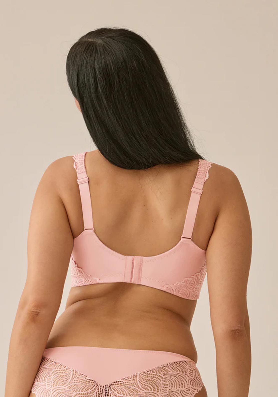 Naturana Wire Free Side Smoother Bra, Pink
