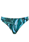 Naturana Abstrast Print Bikini Bottoms, Green