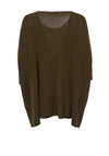 Naya Patch Pocket Detail, Wool Sweater, Khaki