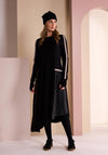 Naya Asymmetrical Hemline Midi Dress, Black