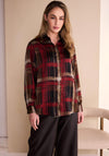 Naya Checked Button Up Shirt, Red Multi
