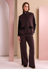 Naya Sleeveless with Pockets Jacket, Brown