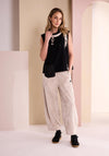 Naya Casual Wide Leg Trousers, Beige