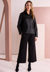 Naya Wide Leg with Side Pocket Trousers, Black