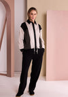 Naya Colour Panel Detail Trousers, Black