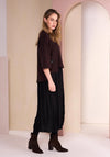 Naya Overtop Midi Dress, Black Multi
