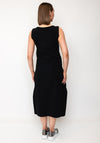 Naya Wave Print Hem Jersey Dress, Black