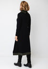 Naya Contrast Stripe Detail Midi Dress, Black
