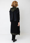 Naya Button Up Hooded Top, Black