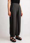 Naya Pin Tuck Hem Cropped Trousers, Forest Green