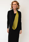 Naya Plain Looped Scarf, Green