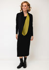 Naya Plain Looped Scarf, Green