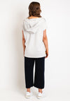 Naya Hooded Short Sleeve Top, Sand
