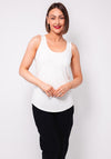 Naya Scoop Neck Basic Cami, White