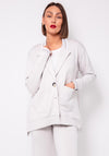 Naya Boxy Tailored Jacket, Grey