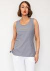 Naya Scoop Back Cami Top, Grey