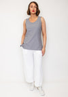 Naya Scoop Back Cami Top, Grey