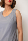 Naya Scoop Back Cami Top, Grey