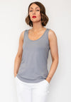 Naya Scoop Neck Tank Top, Grey