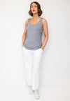 Naya Scoop Neck Tank Top, Grey