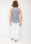 Naya Scoop Neck Tank Top, Grey