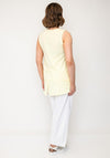 Naya Raw Hem Vent Panel Top, Lemon Yellow