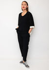 Naya Pleated Satin Bolero Jacket, Black