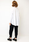 Naya Stripe Detail Button Up Blouse, White Multi